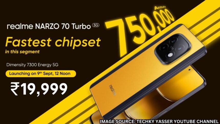 Realme Narzo 70 Turbo: 5G सपोर्ट और 67W फास्ट चार्जिंग के साथ लॉन्च के लिए तैयार!